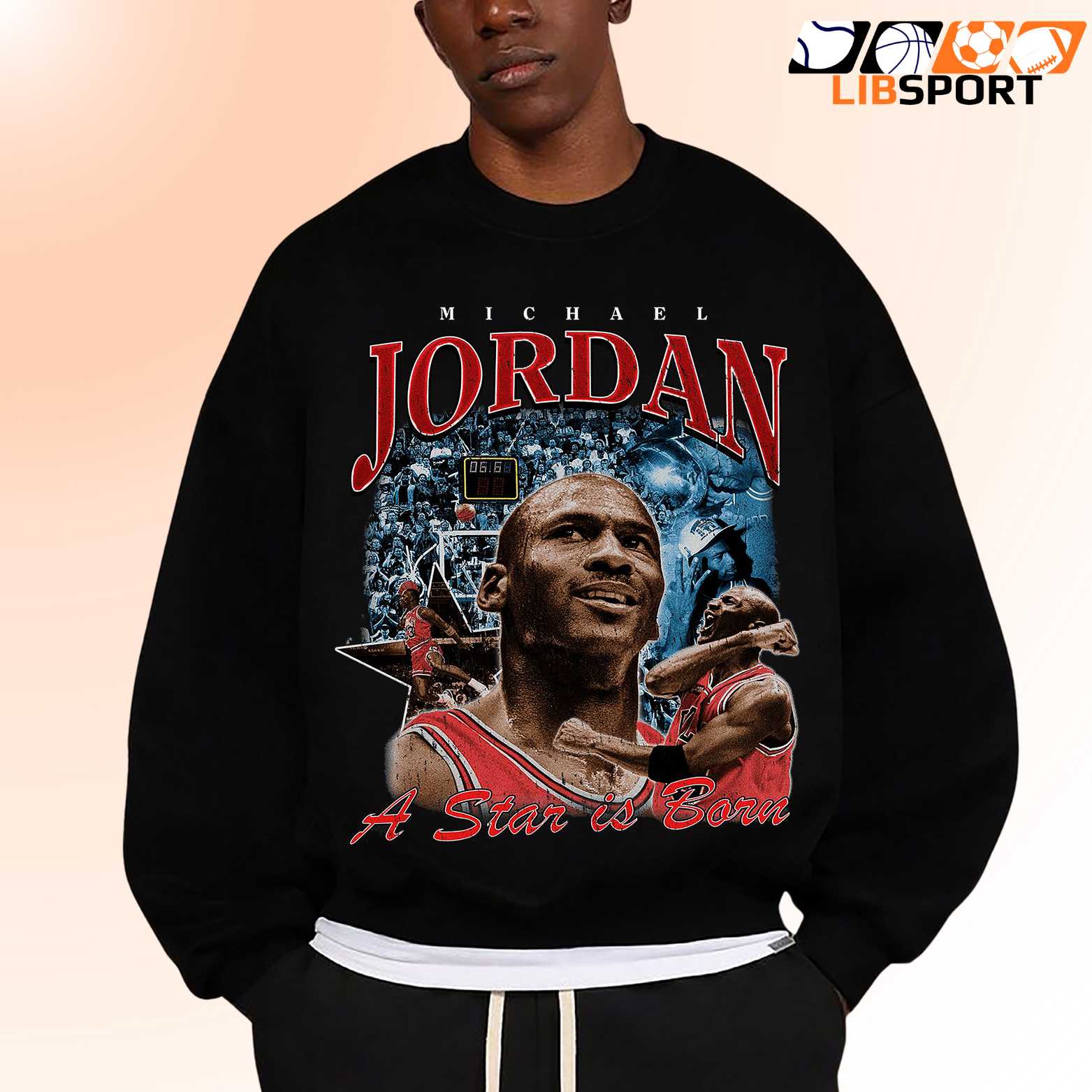 Michael Jordan A Star Is Born Vintage T-Shirt, Retro Basketball Streetwear Tee